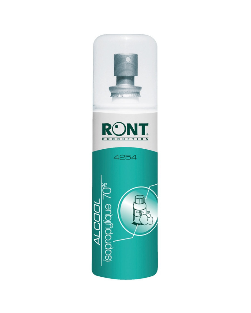 Alcool isopropylique 70% vaporisateur 100 ml Ront | Socimed