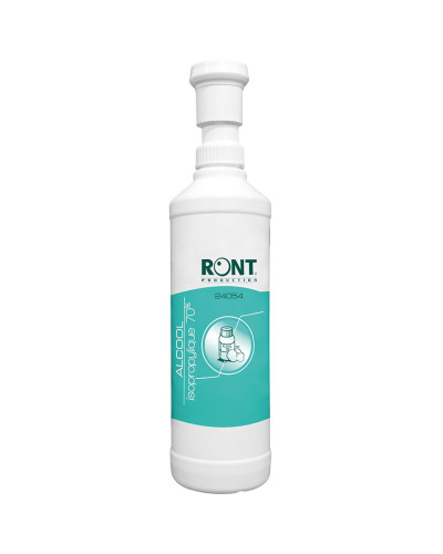 Alcool isopropylique 70% flacon 500 ml pompe Ront | Socimed