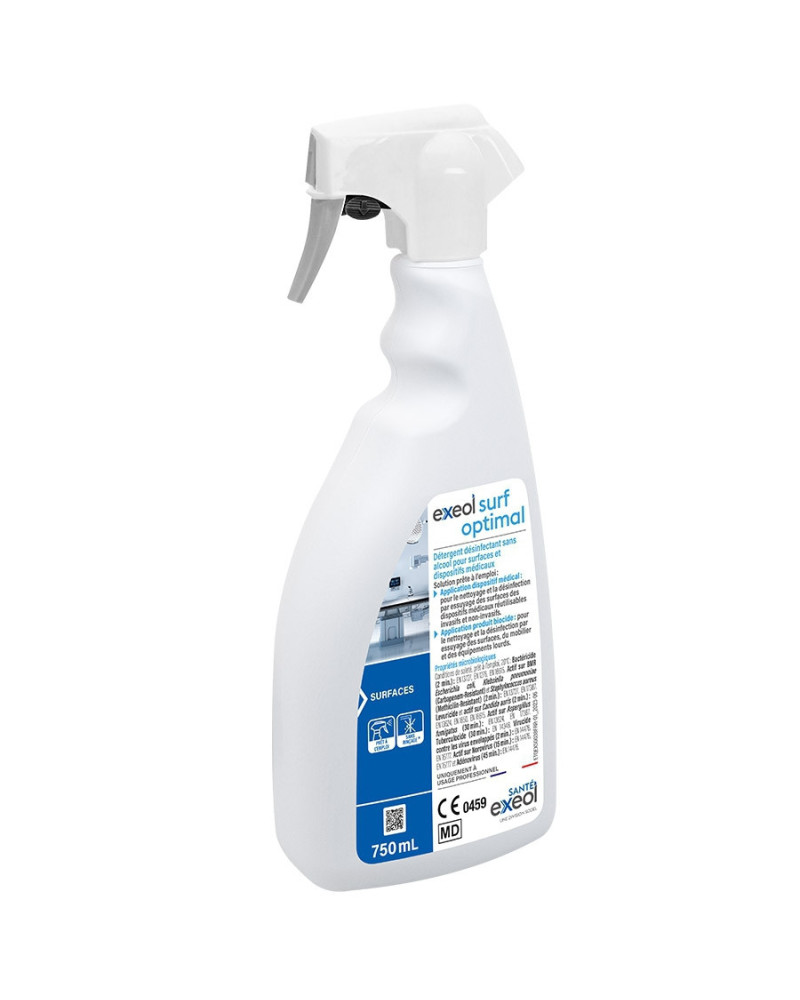 Détergent désinfectant sans alcool Exeol Surf Optimal | Socimed