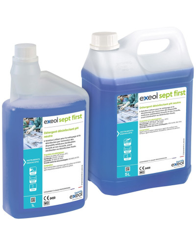 Exeol sept First - Détergent désinfectant au PH neutre | Socimed