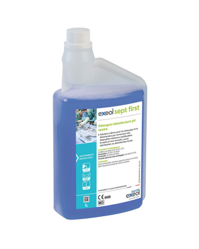 Exeol Sept First détergent désinfectant pH neutre | Socimed