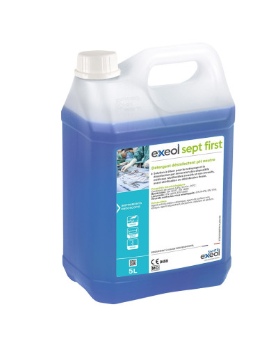 Exeol Sept First détergent désinfectant pH neutre | Socimed