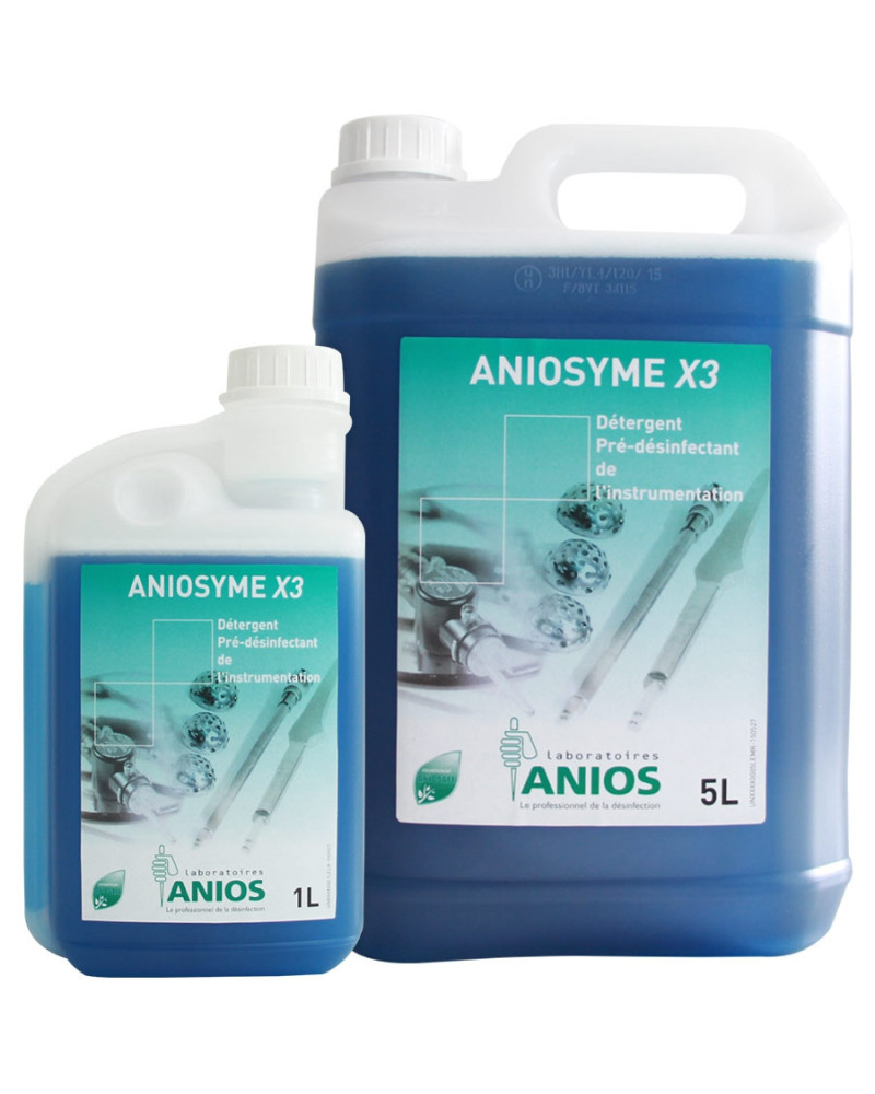 Détergent pré-désinfectant Aniosyme X3 enzymatique | Socimed