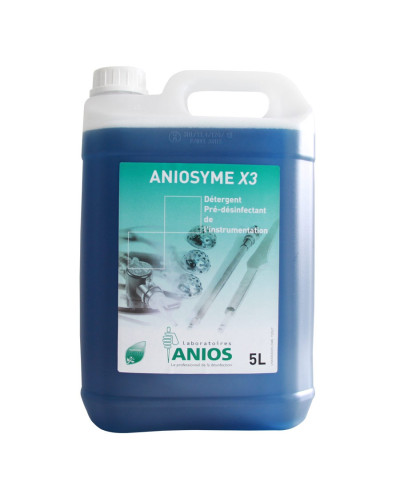 Détergent pré-désinfectant Aniosyme X3 enzymatique | Socimed