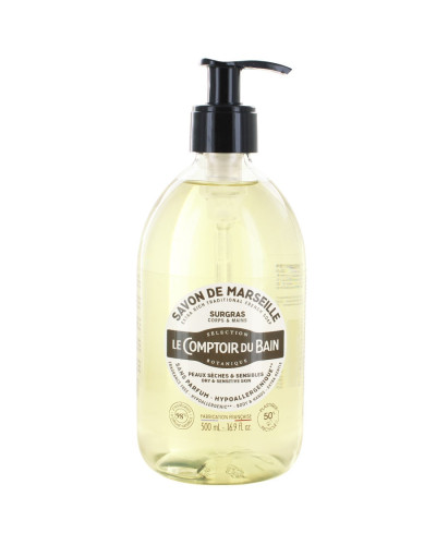 Savon de Marseille surgras 500mL | Socimed