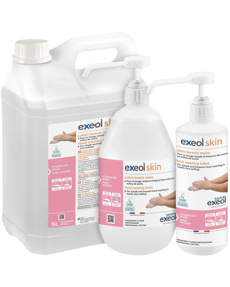 Lotion lavante pour les mains Exeol Skin | Socimed