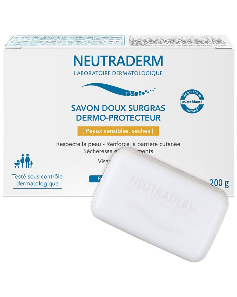 Savon doux surgras Neutraderm | Socimed