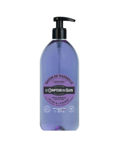 Savon traditionnel de Marseille Gilbert 1L lavage fréquent | Socimed