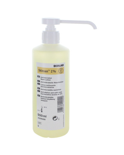 Lotion lavante antimicrobienne Skinsan 2% Ecolab | Socimed
