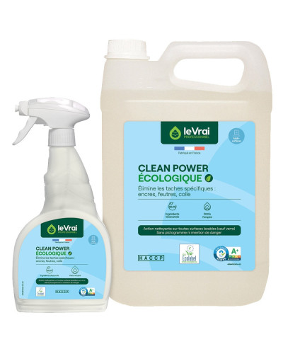 Détachant multi-surface Clean Power écologique | Socimed