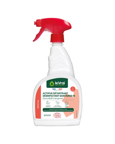 Détergent désinfectant Sanitaires Actipur Ecocert | Socimed