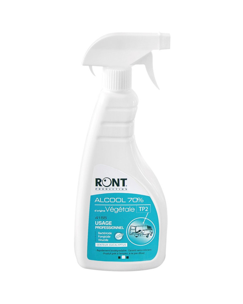 Alcool 70% végétal usage professionnel Ront spray | Socimed