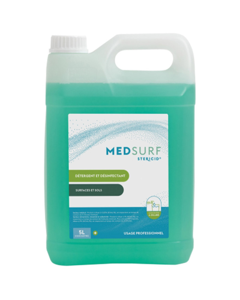 Détergent désinfectant Medsurf Steridis concentré | Socimed