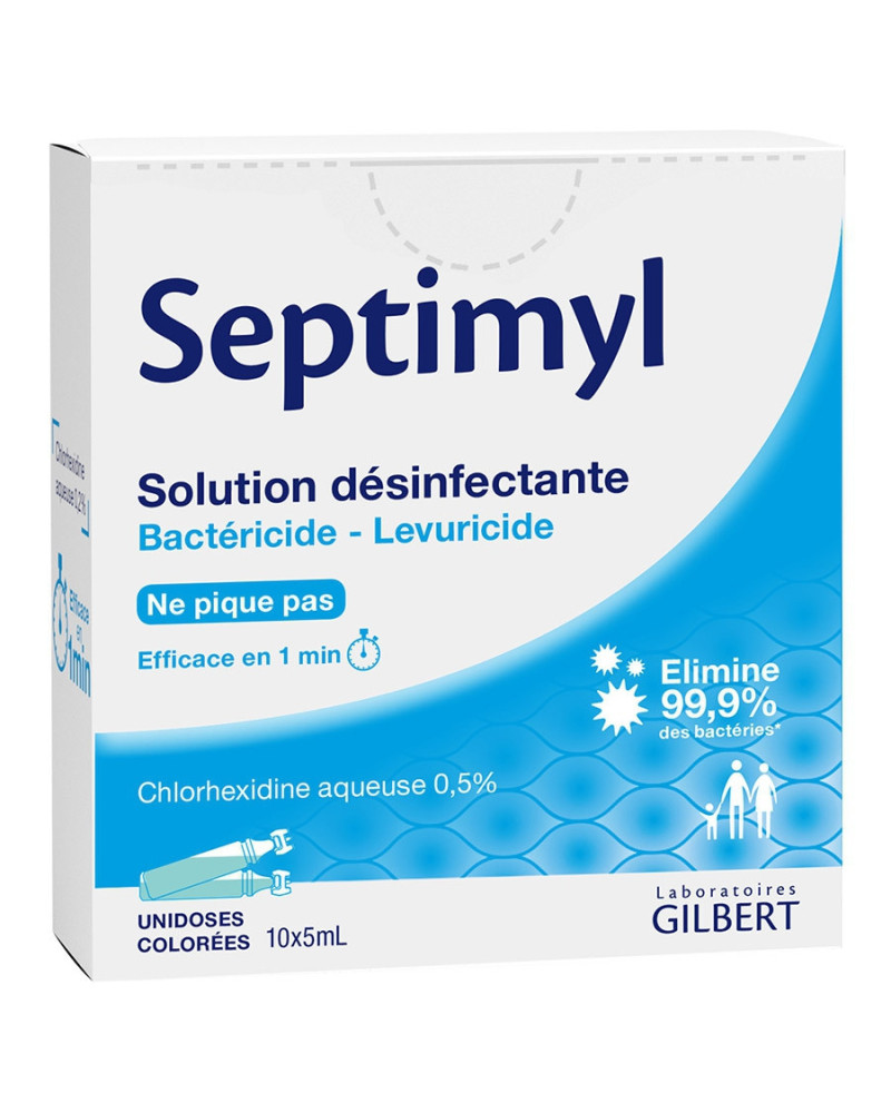 Chlorhexidine aqueuse 0,5% en unidoses - Septimyl | Socimed