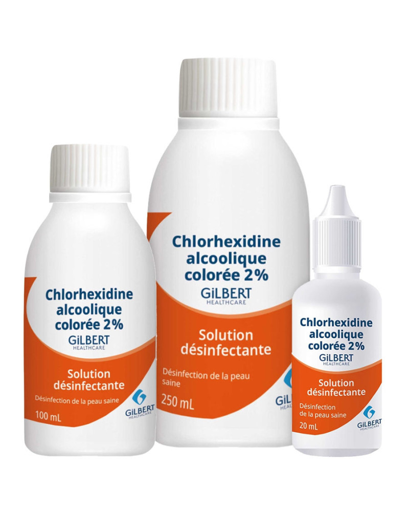 Chlorhéxidine alcoolique colorée 2% | Socimed