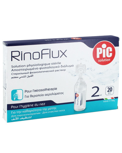 Sérum physiologique stérile Rinoflux PIC | Socimed