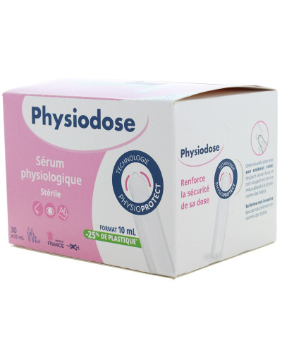 Physiodose sérum physiologique stérile NaCl 0,9% Gilbert | Socimed