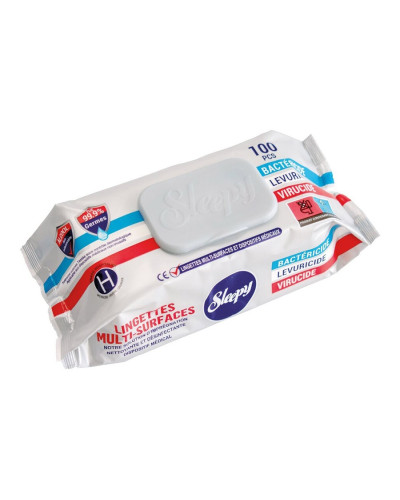 Lingettes nettoyantes désinfectantes multi-surfaces Sleepy | Socimed