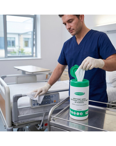 Lingettes désinfectantes sans alcool Aseptonet Steridis | Socimed