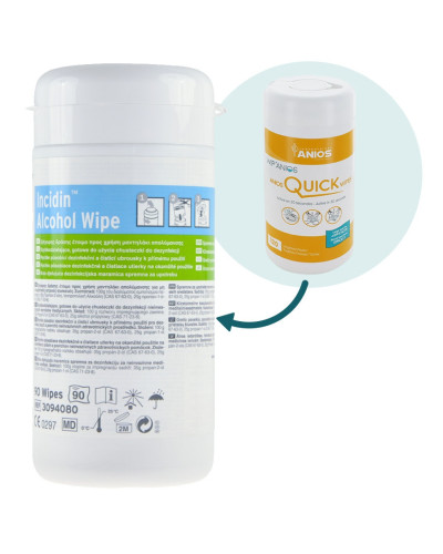 Lingettes Incidin Alcohol Wipe | Socimed