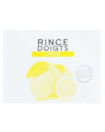 Serviettes imprégnées au citron naturel Ront sachet 100 | Socimed