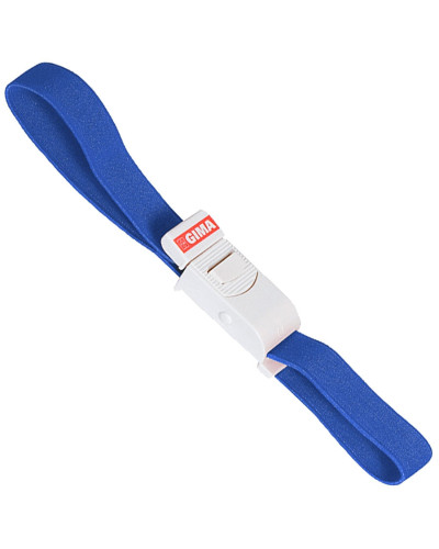 Garrot infirmier réutilisable bleu tissu élastique 35 cm | Socimed