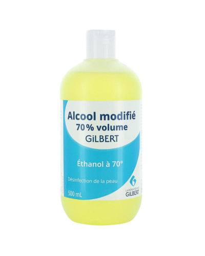Alcool à 70% modifié Gilbert éthanol peau et plaies | Socimed