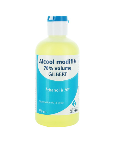 Alcool à 70% modifié Gilbert éthanol peau et plaies | Socimed