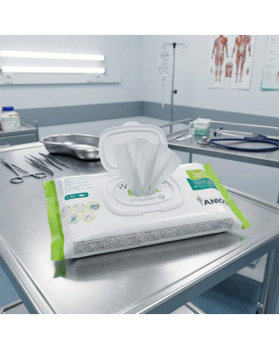 Lingettes Wip'Anios Excel biodégradables sachet 50 | Socimed