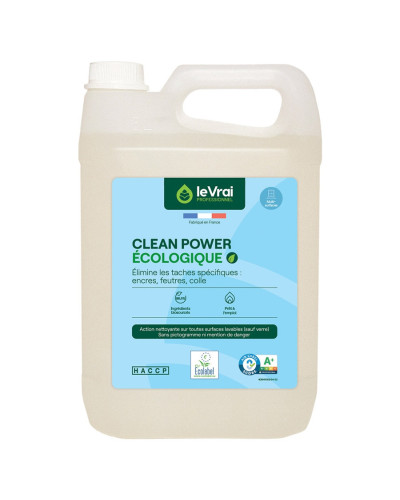 Détachant multi-surface Clean Power écologique | Socimed