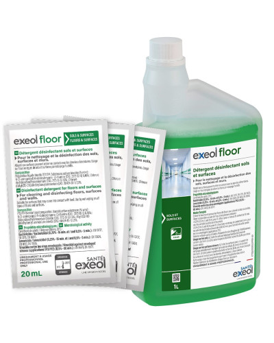 Désinfectant détergent sols et surfaces Exeol Floor | Socimed