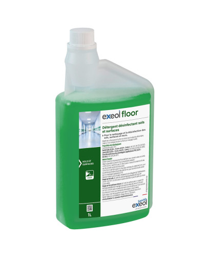 Désinfectant détergent sols et surfaces Exeol Floor | Socimed