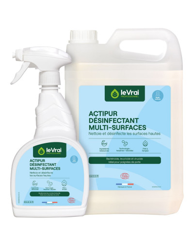 Désinfectant multi-surfaces Actipur Ecocert virucide | Socimed