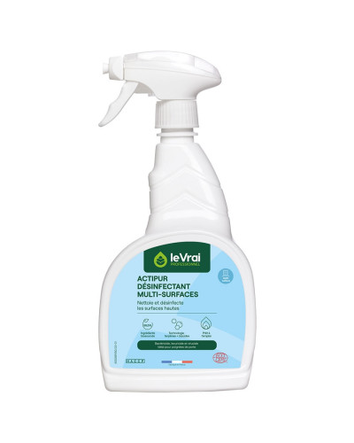 Désinfectant multi-surfaces Actipur Ecocert virucide | Socimed