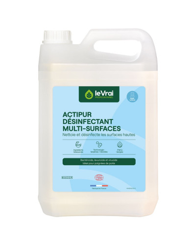Désinfectant multi-surfaces Actipur Ecocert virucide | Socimed