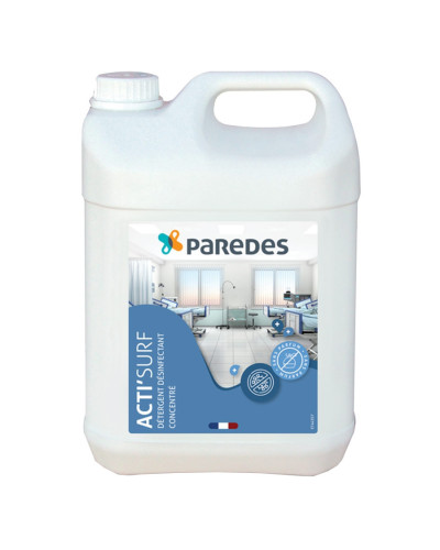 Nettoyant désinfectant Acti'Surf Paredes concentré médical | Socimed