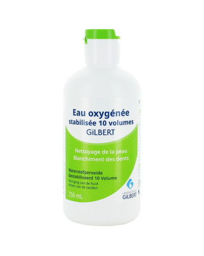 Eau oxygénée 10 volumes Gilbert peroxyde d'hydrogène | Socimed