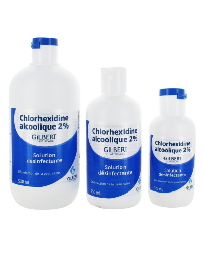Chlorhexidine alcoolique 2% Gilbert isopropanol 70% | Socimed