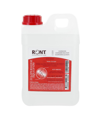 Chlorhexidine 0,2% bidon 2L Ront désinfectant recharge | Socimed