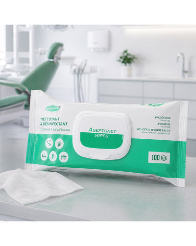 Lingettes épaisses désinfectantes Aseptonet Steridis | Socimed
