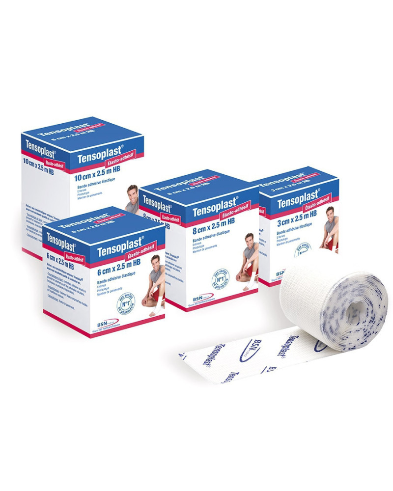 Bande adhésive élastique Tensoplast HB Tensosport coton | Socimed