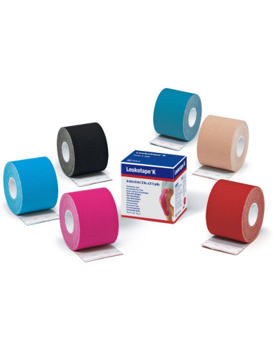 Bande Leukotape K Tensosport kinesio tape 5m x 5cm | Socimed