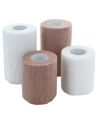 Bandes de contention cohésives Euromedis blanc ou chair | Socimed