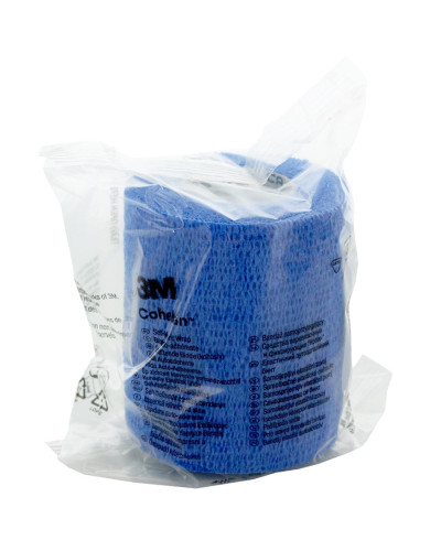 Bandes cohésives Coheban 3M bleu contention élastique | Socimed