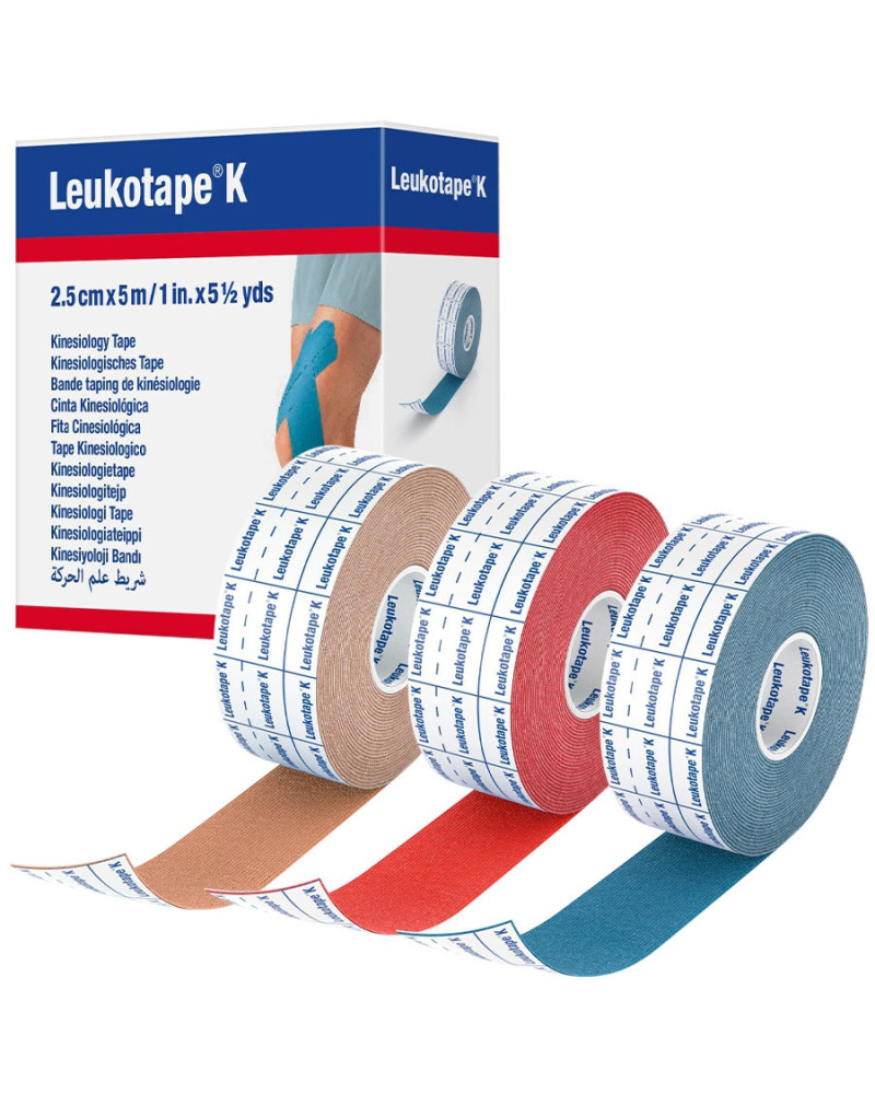 Bande Leukotape K Tensosport kinesio tape 5m x 2,5cm | Socimed