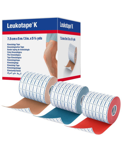 Bande Leukotape K Tensosport kinesio tape 5m x 7,5cm | Socimed