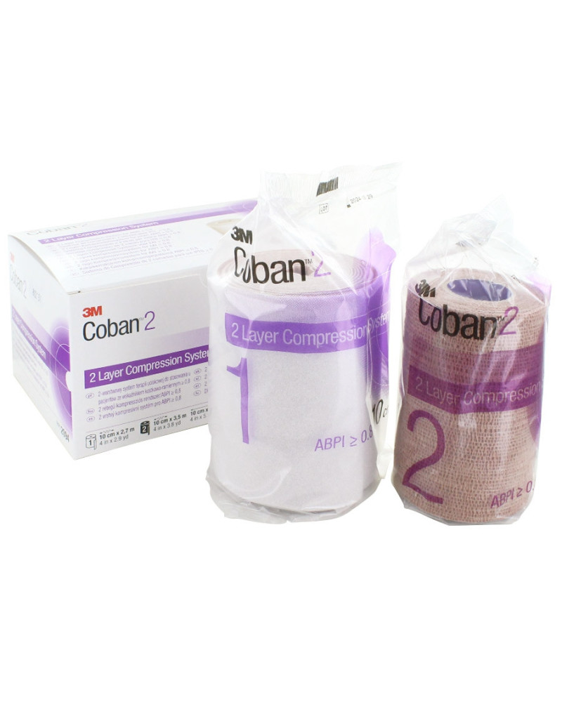 Bandes de compression 3M Coban 2 système bi-bandes ulcère | Socimed