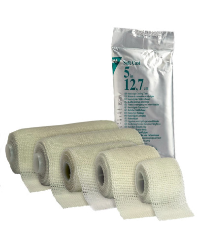 Bande de résine Soft Cast 3M blanc immobilisation | Socimed