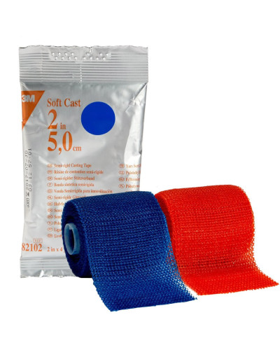 Bande de résine Soft Cast 3M 5 cm couleurs contention souple | Socimed