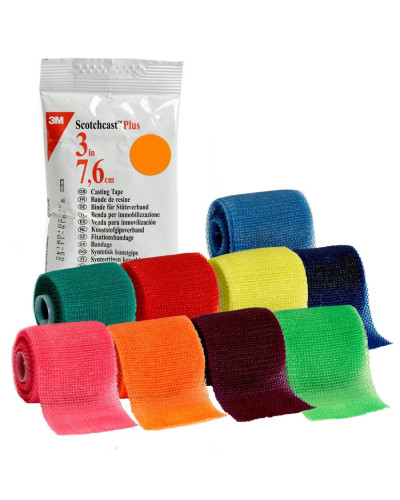 Bande de résine Scotchcast Plus 3M 7,6 cm couleurs rigide | Socimed
